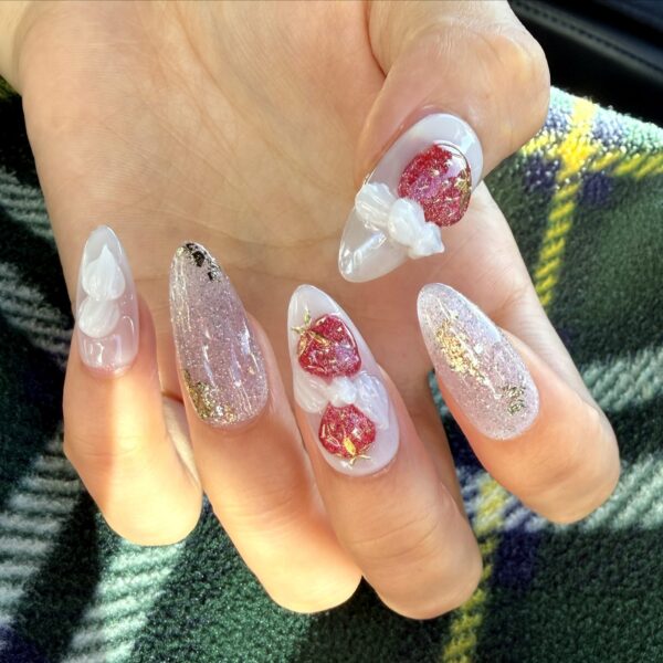 大人の苺ショートケーキ (Champagne Strawberry Shortcake)