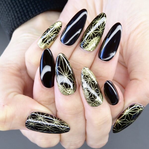 漆黒と麻の葉 (Midnight Asanoha)